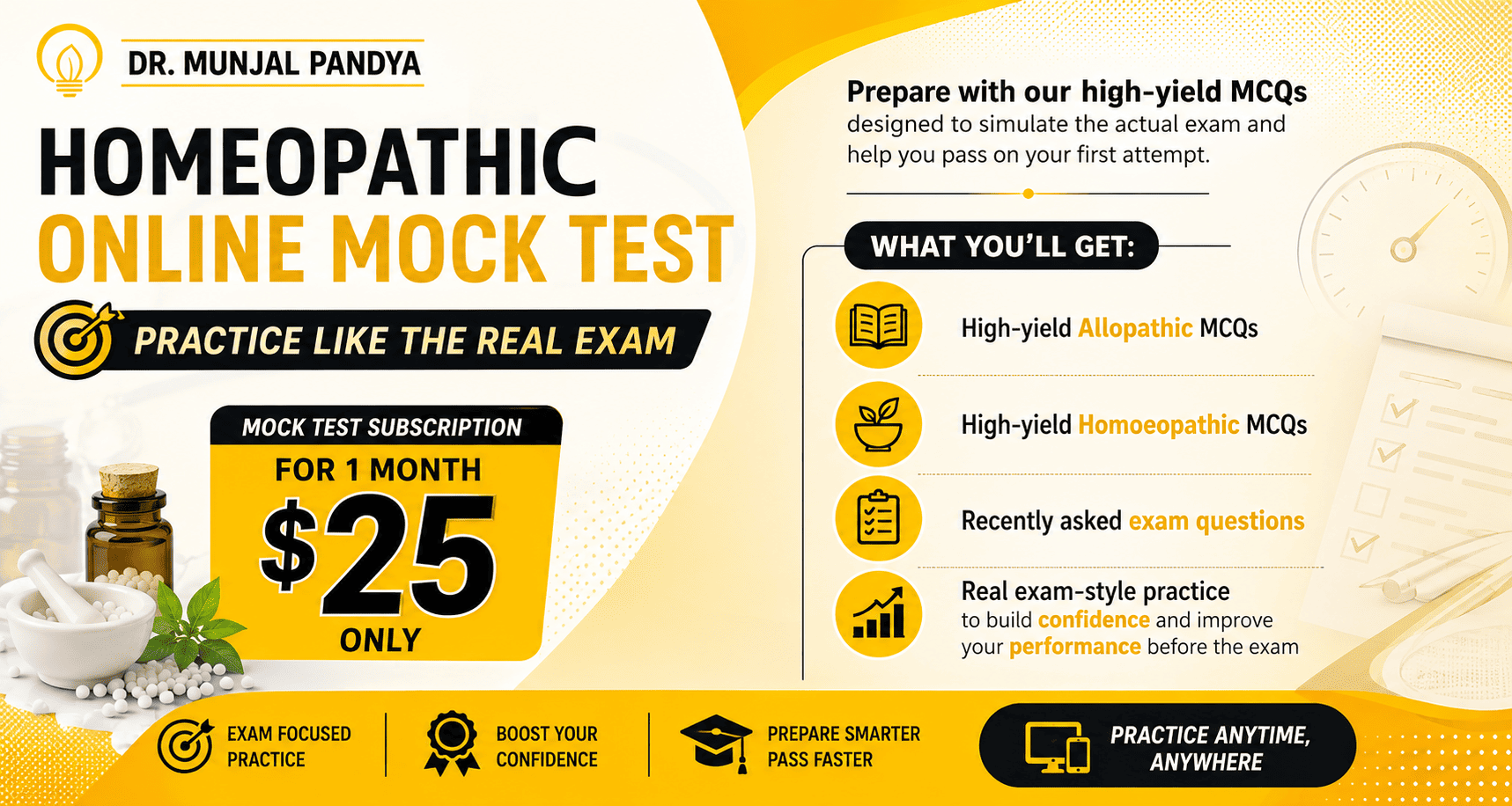 Homeopathic - Online Mock Test